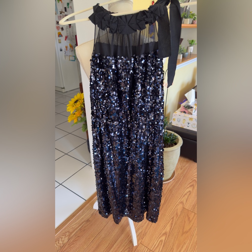 T. Tahari Tova Sequined Cocktail Dress,‎